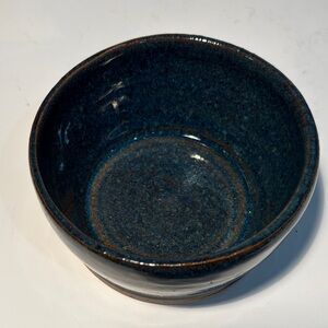 New Handcrafted Blue Pottery Bowl